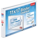 Cardinal Clearvue Overlay Tabloid D-Ring Binders