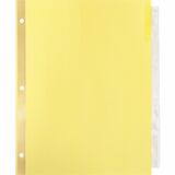 Business Source Insertable 5-Tab Ring Binder Indexes