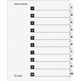 Cardinal Onestep Numbered Index System