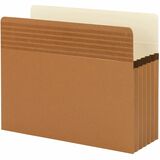 Smead Easy Grip&Reg File Pocket Straight-Cut Tab 5-14 Expansion Letter Size Redrope 10 Per Box (73209)