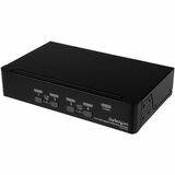 Startechcom 4 Port Usb Displayport Kvm Switch with Audio