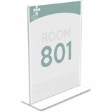 Deflecto Superior Image Double-Sided Sign Holder