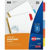 Avery&Reg Worksaver Big Insertable Tab Index Dividers
