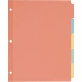 Avery&Reg Write-on Paper Dividers for 3 Ring Binders 5-Tab Set 85 X 11 Multicolor 36 Sets (11508)