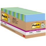 Post-It&Reg Super Sticky Notes Cabinet Pack - Oasis Color Collection