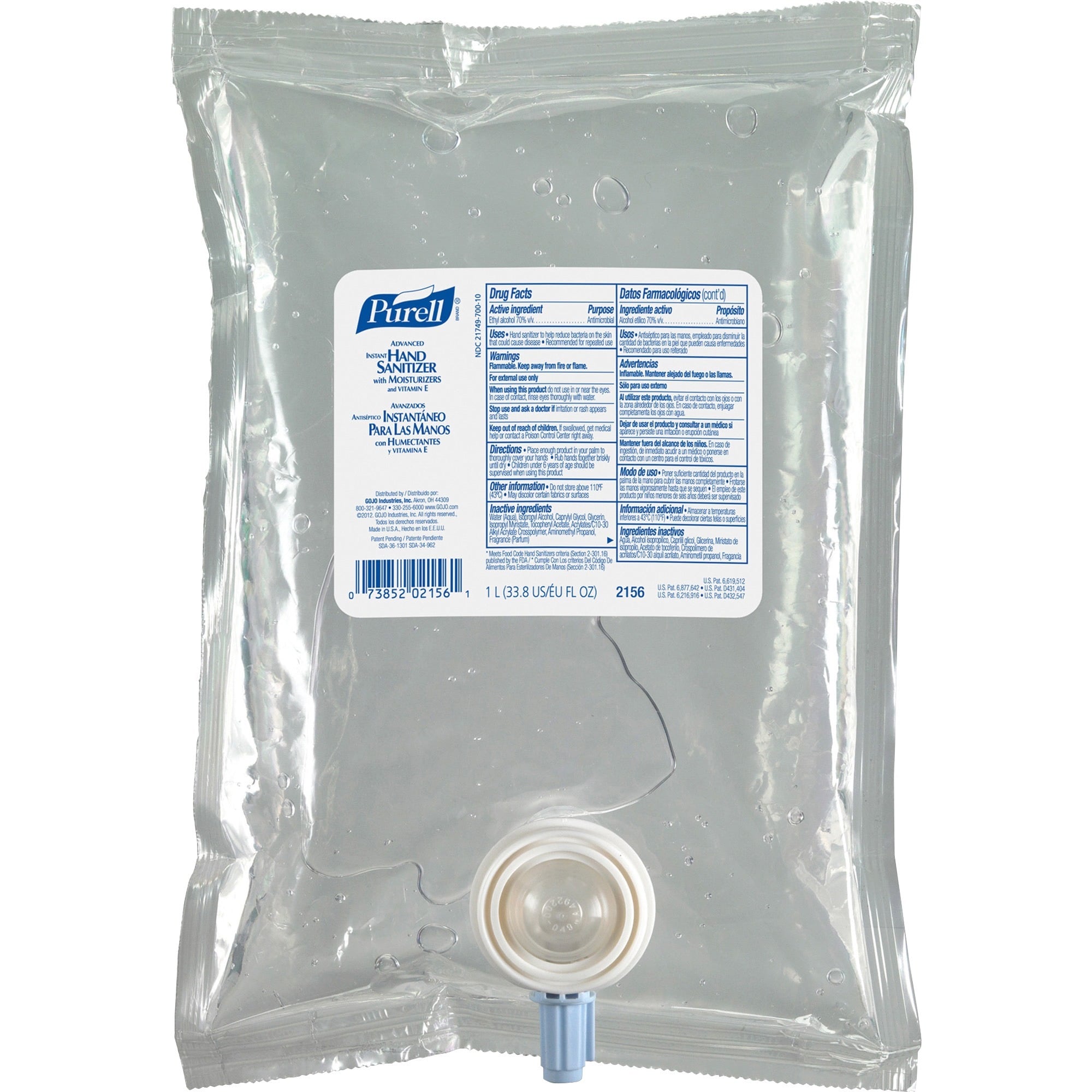 Purell&Reg Hand Sanitizer Gel Refill
