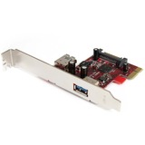Startechcom 2 Port Pci Express Superspeed Usb 30 Card with Uasp Support - 5gbps - 1 Internal 1 External