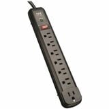 Tripp Lite Protect It 7-Outlet Surge Protector 6 Right-Angle Outlets 4 Ft (122 M) Cord 1080 Joules Diagnostic Led Black Housing