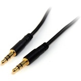 Startechcom 1 Ft Slim 35mm Stereo Audio Cable - Mm