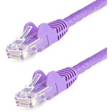 Startechcom 3ft Cat6 Ethernet Cable - Purple Snagless Gigabit - 100w Poe Utp 650mhz Category 6 Patch Cord Ul Certified Wiringtia