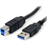Startechcom 10 Ft Black Superspeed Usb 30 (5gbps) Cable a to B - Mm