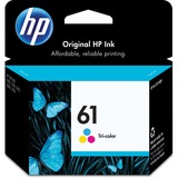 Hp 61 (Ch562wn) Original Inkjet Ink Cartridge - Cyan Magenta Yellow - 1 Each