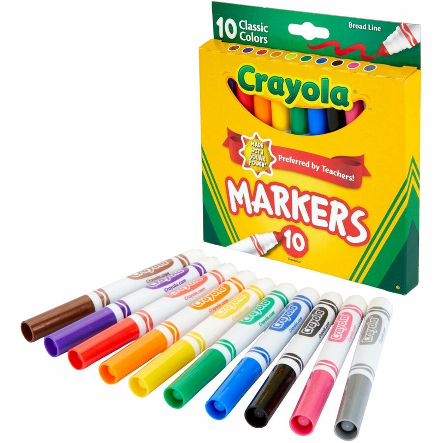 Crayola Classic Colors Broad Line Markers