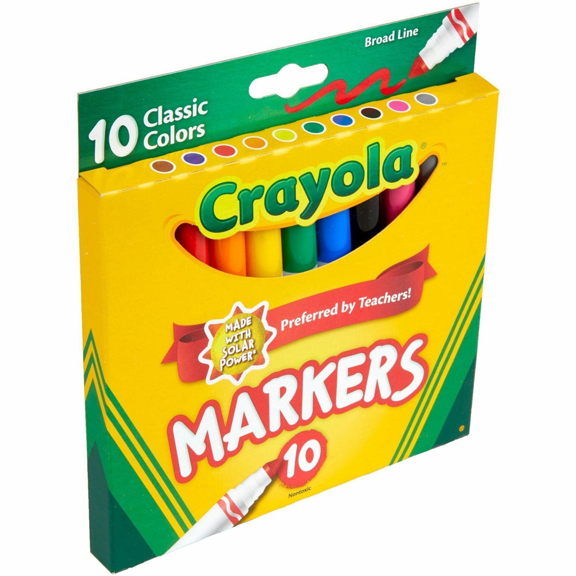 Crayola Classic Colors Broad Line Markers