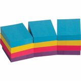 Business Source Extreme Color Adhesive Notes