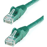 Startechcom 100ft Cat6 Ethernet Cable - Green Snagless Gigabit - 100w Poe Utp 650mhz Category 6 Patch Cord Ul Certified Wiringtia