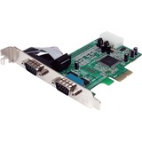 Startechcom 2-Port Pci Express Rs232 Serial Adapter Card - Pcie to Dual Serial Db9 Rs-232 Controller - 16550 Uart - Windows and Linux