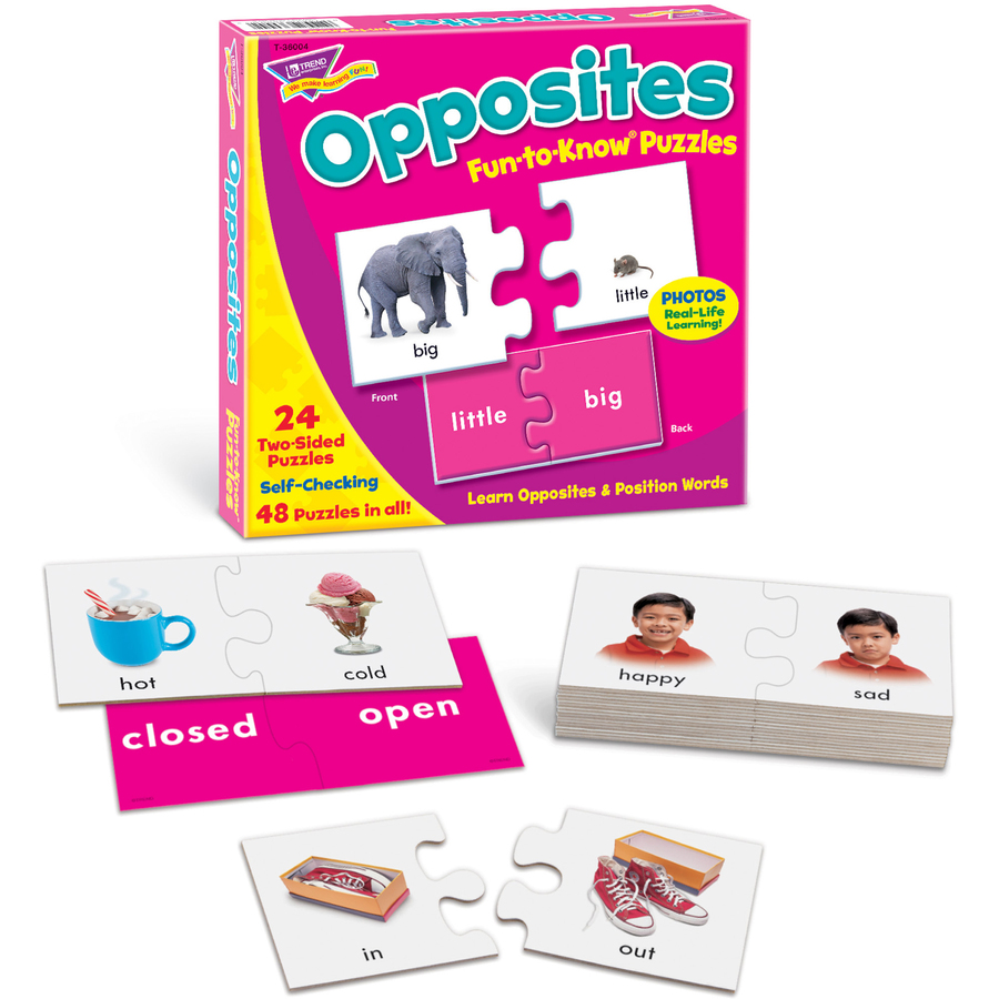 Trend Fun-to-Know Opposites Puzzles