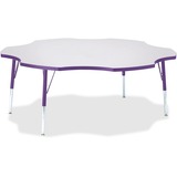Jonti-Craft Berries Elementary Height Prism Six-Leaf Table