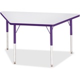 Jonti-Craft Berries Adult-Size Gray Laminate Trapezoid Table