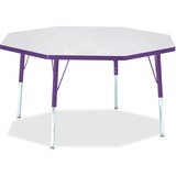 Jonti-Craft Berries Elementary Height Color Edge Octagon Table