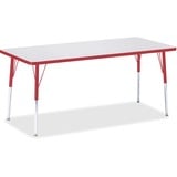 Jonti-Craft Berries Adult Height Color Edge Rectangle Table