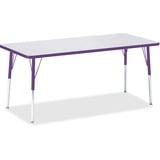 Jonti-Craft Berries Adult Height Color Edge Rectangle Table