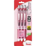 Pentel Energel Pink Bca Ribbon Rtx Liquid Gel Pens