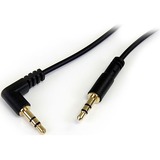 Startechcom 6 Ft Slim 35mm to Right Angle Stereo Audio Cable - Mm