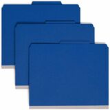 Smead Premium Pressboard Classification Folders with Safeshield&Reg Coated Fastener Technology