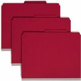 Smead Premium Pressboard Classification Folders with Safeshield&Reg Coated Fastener Technology