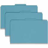 Smead Premium Pressboard Classification Folders with Safeshield&Reg Coated Fastener Technology