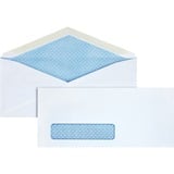 Business Source No 10 Tinted Diagonal Seam Window Envelopes