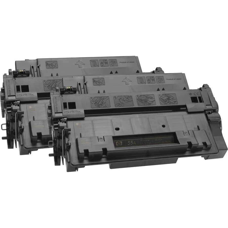 Hp 55x (Ce255xd) Original Laser Toner Cartridge - Dual Pack - Black - 2 Carton