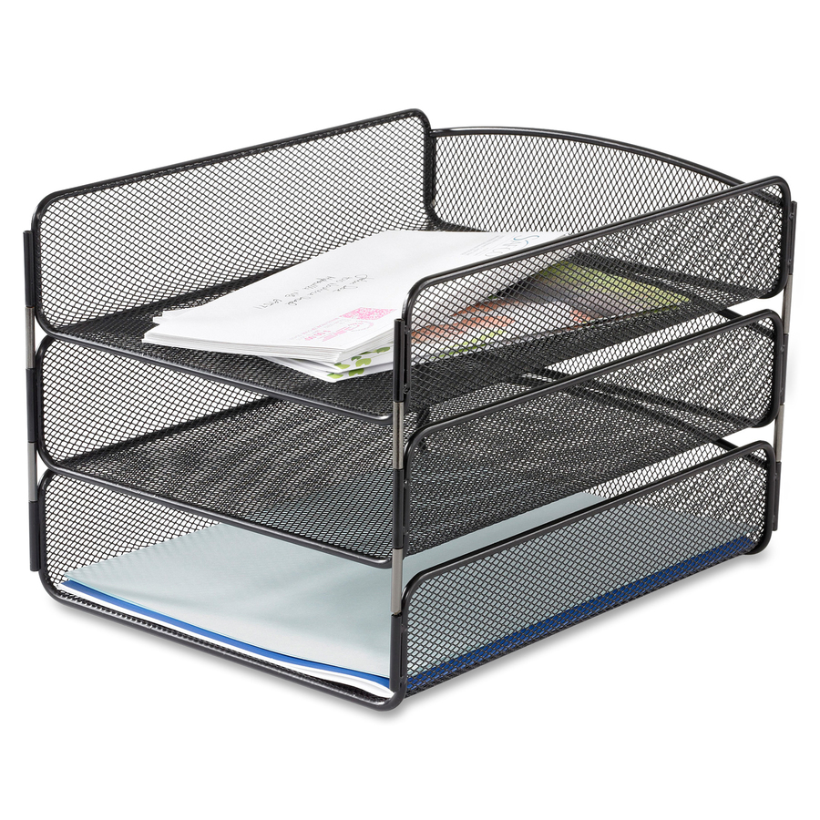 Safco Onyx Letter Tray