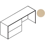 Lacasse Concept 70 Left Lateral File Credenza - 2-Drawer