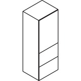 Lacasse Concept 70 Storage Unit with Lateral File - 2-Drawer