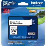 Brother P-Touch Tze Flat Surface Laminated Tape