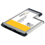 Startechcom 2 Port Flush Mount Expresscard 54mm Esata Ii Controller Adapter Card