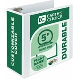 Samsill Earths Choice Plant-Based Durable View Binder