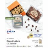 Avery&Reg Print-to-the-Edge Kraft Brown Labels