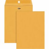 Quality Park 9 X 12 High Bulk Clasp Envelopes with Deeply Gummed Flaps