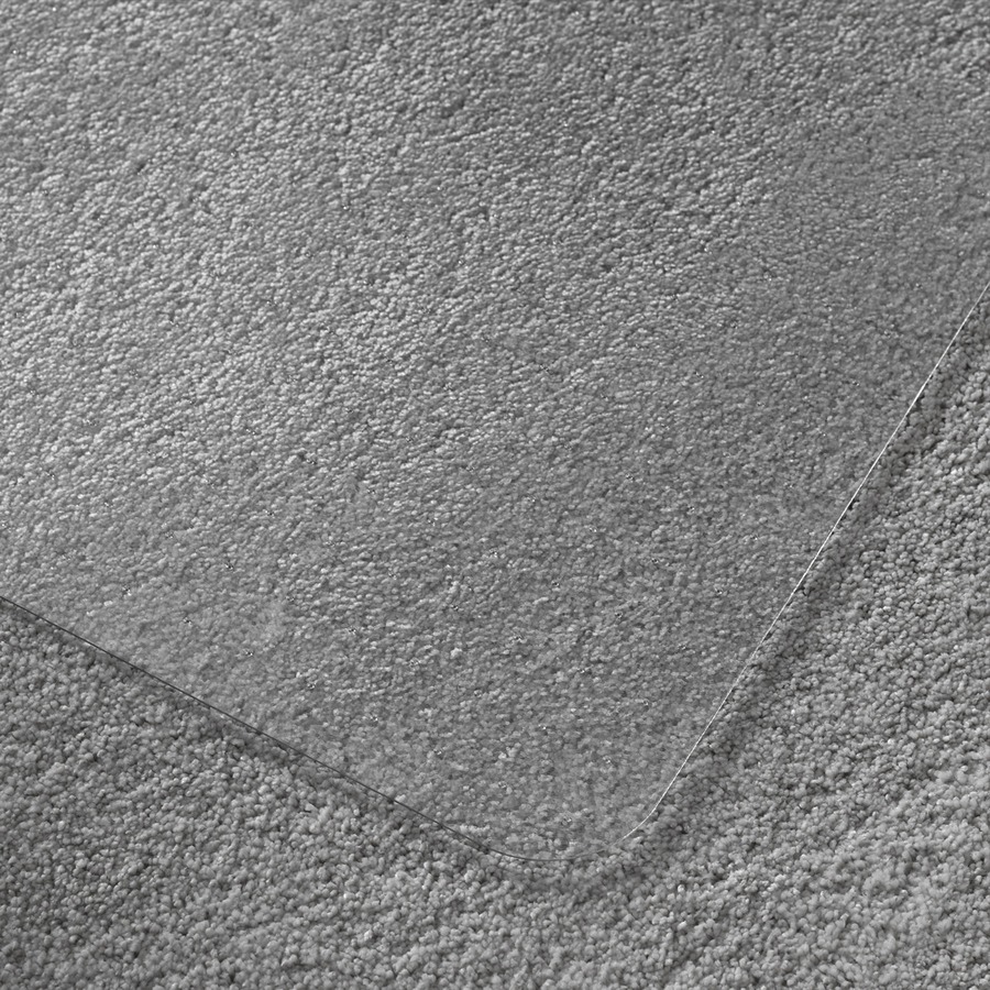 Floortex Cleartex Plush Pile Carpet Polycarbonate Lipped Chair Mat