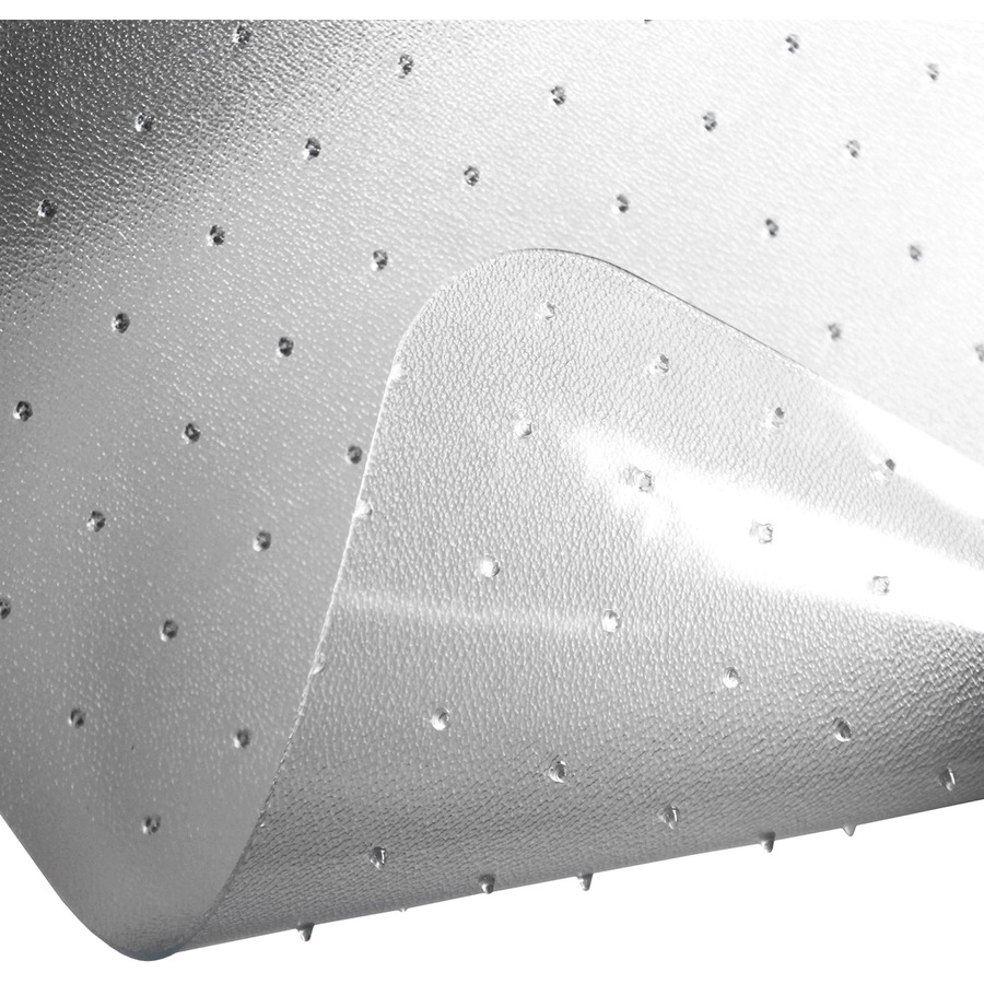 Floortex Cleartex Plush Pile Carpet Polycarbonate Lipped Chair Mat