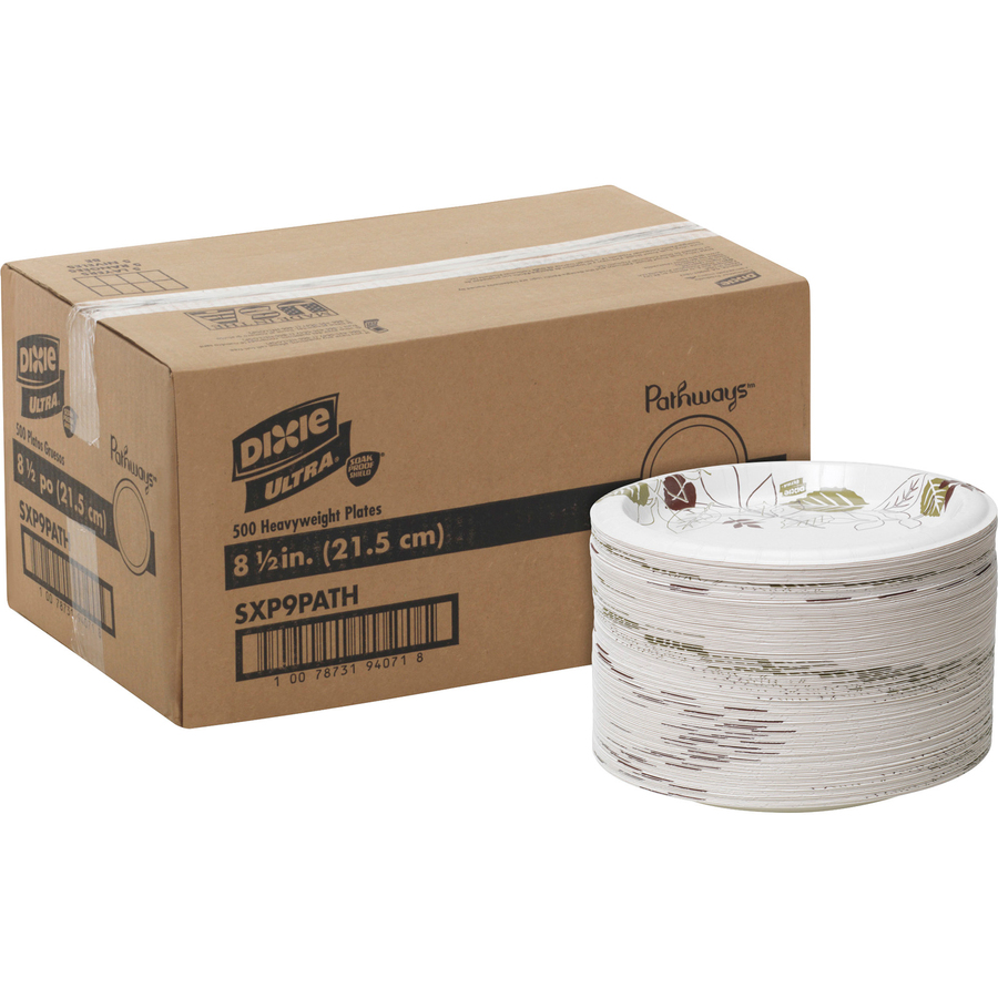 Dixie Ultra&Reg Pathways 8-12 Heavyweight Paper Plates by Gp Pro