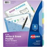 Avery&Reg Write & Erase Pocket Dividers