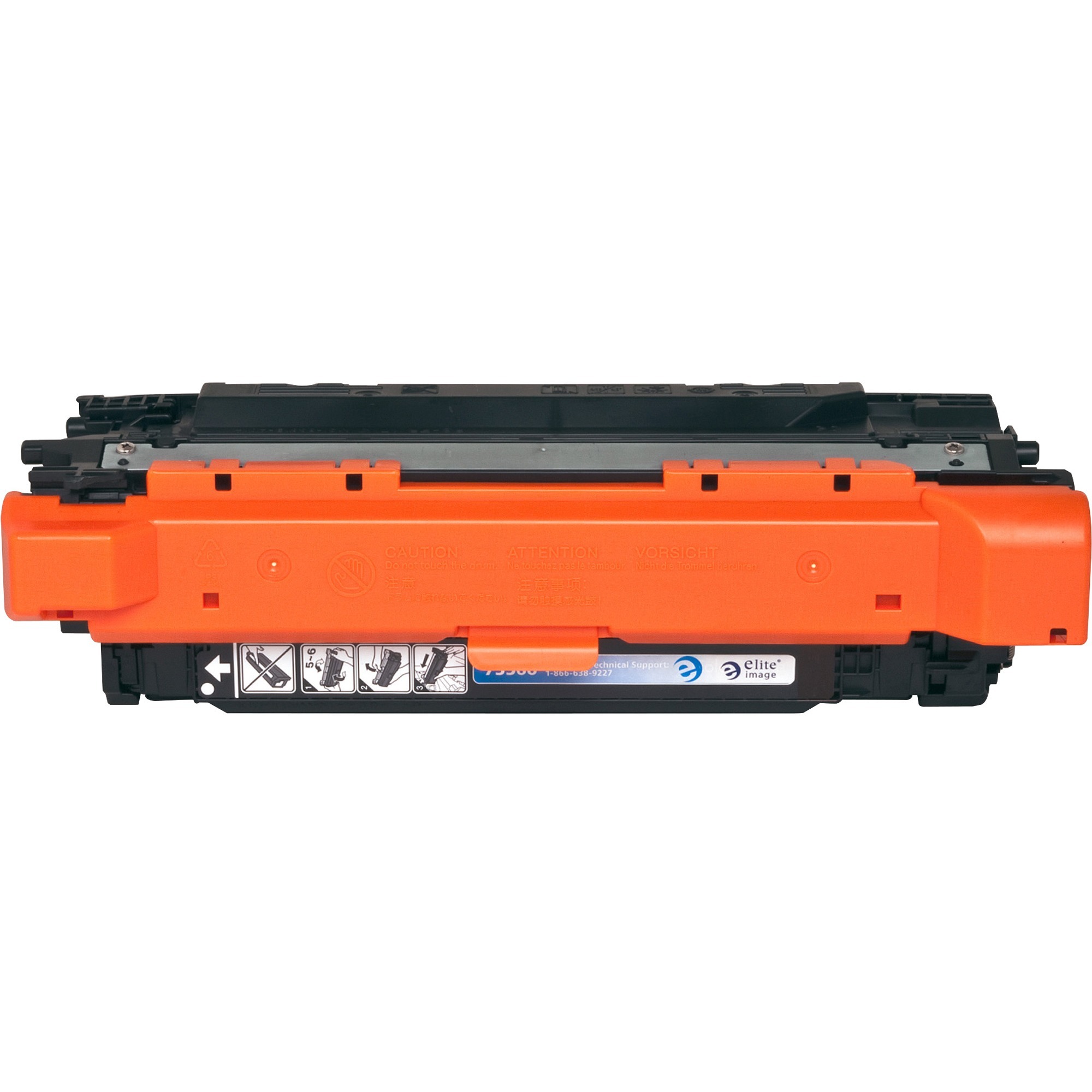Elite Image Remanufactured Laser Toner Cartridge - Alternative for Hp 504x (Ce250x) - Black - 1 Each