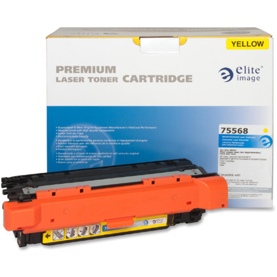 Elite Image Remanufactured Laser Toner Cartridge - Alternative for Hp 504a (Ce252a) - Yellow - 1 Each