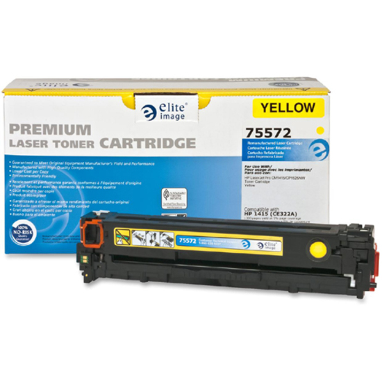 Elite Image Remanufactured Laser Toner Cartridge - Alternative for Hp 128a (Ce322a) - Yellow - 1 Each
