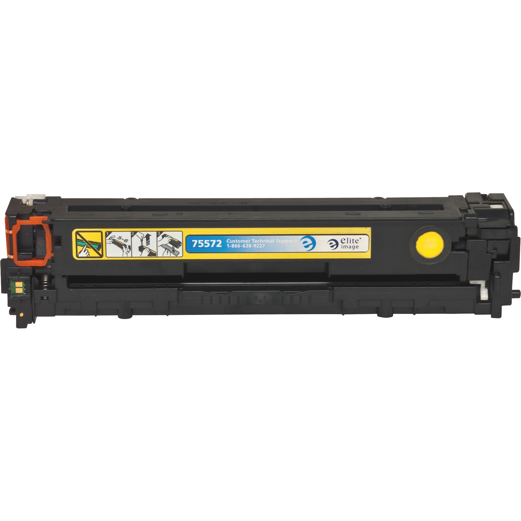 Elite Image Remanufactured Laser Toner Cartridge - Alternative for Hp 128a (Ce322a) - Yellow - 1 Each